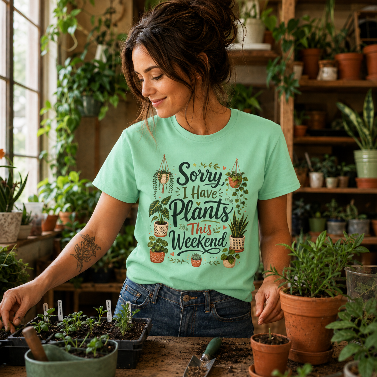 Sorry, I Have Plants This Weekend T‑Shirt