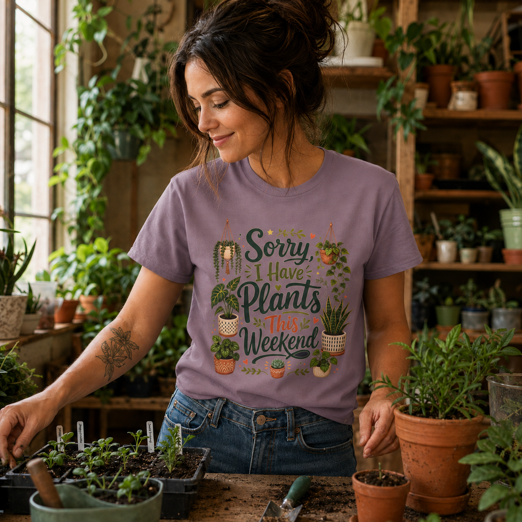 Sorry, I Have Plants This Weekend T‑Shirt