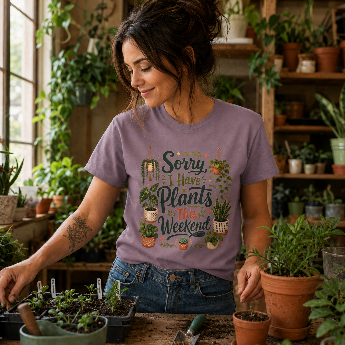 Sorry, I Have Plants This Weekend T‑Shirt