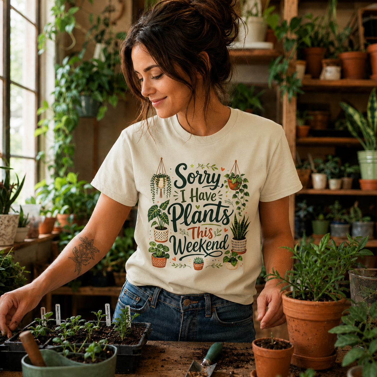 Sorry, I Have Plants This Weekend T‑Shirt