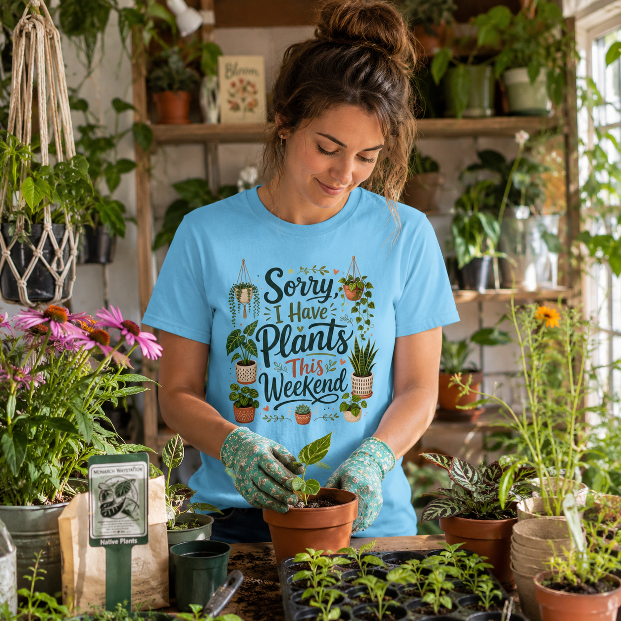 Sorry, I Have Plants This Weekend T‑Shirt
