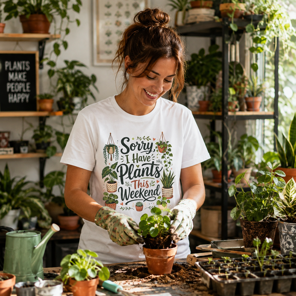 Sorry, I Have Plants This Weekend T‑Shirt