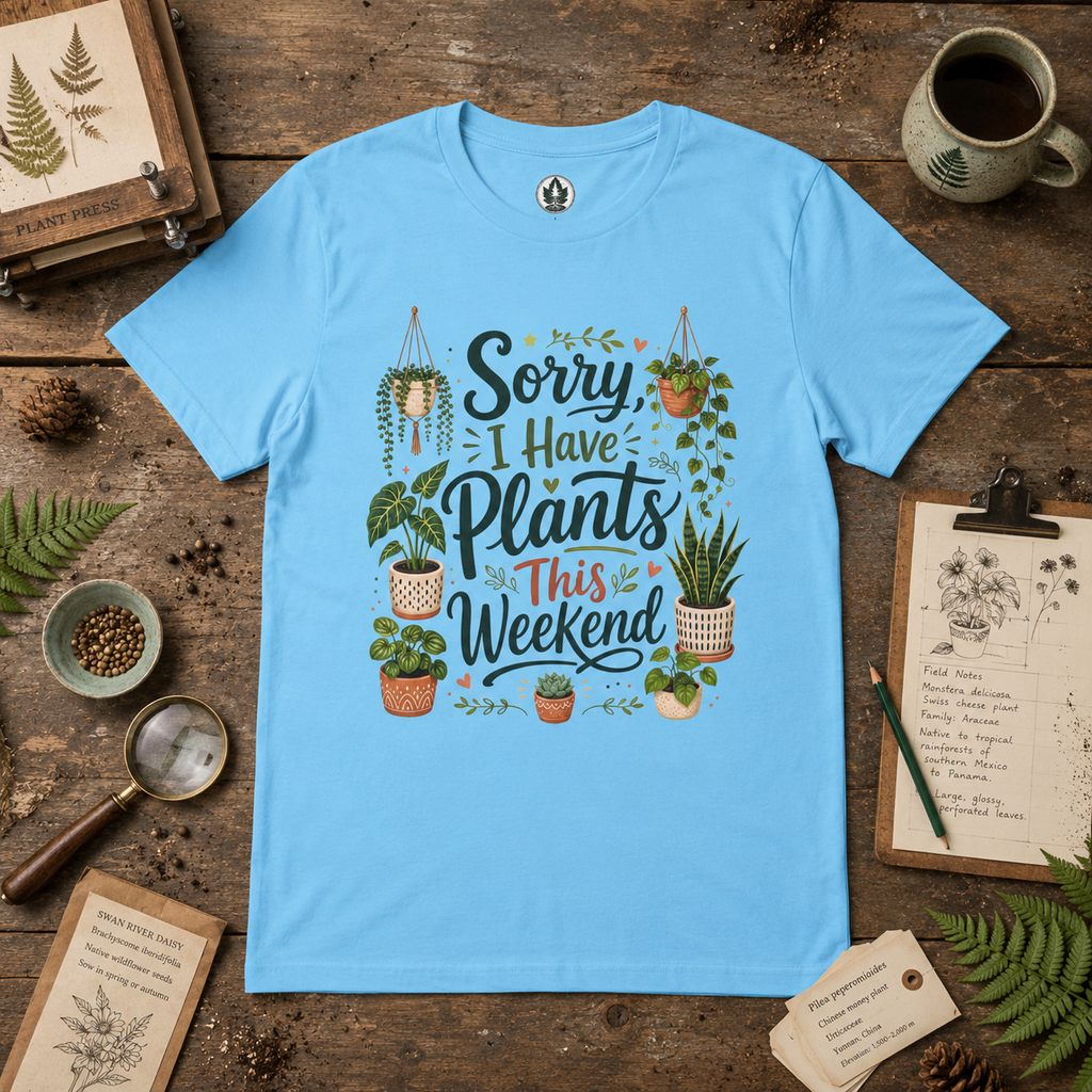 Sorry, I Have Plants This Weekend T‑Shirt