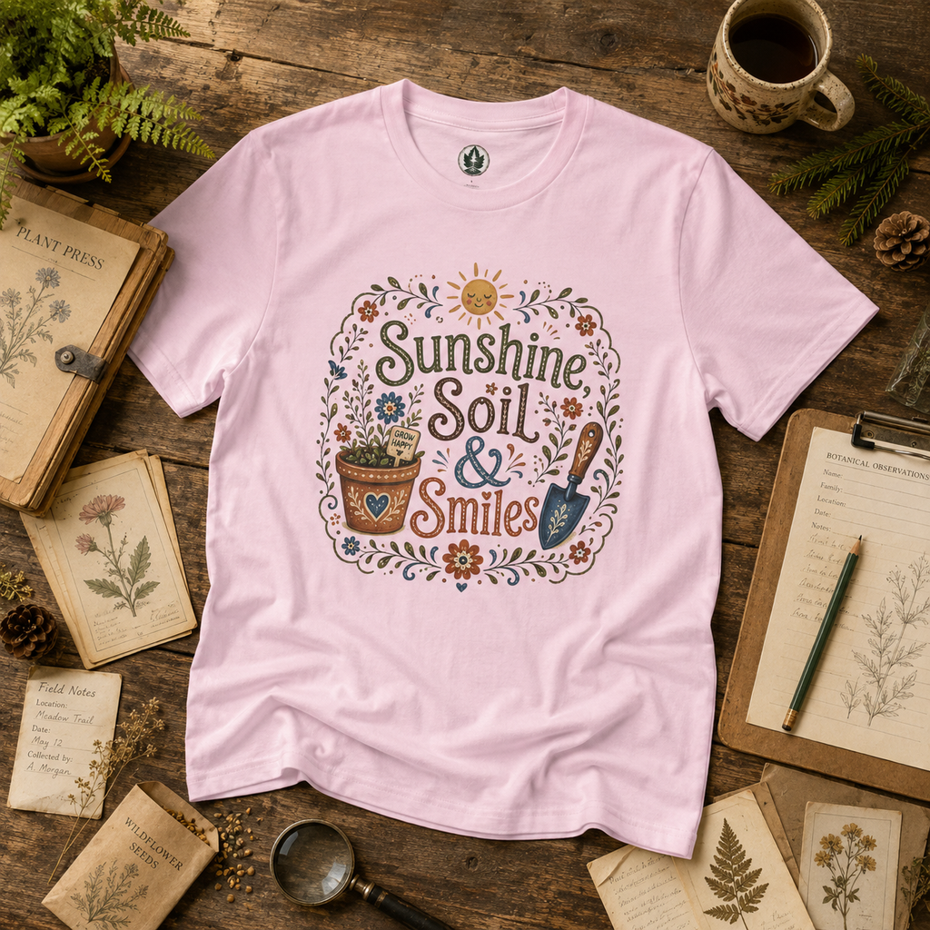 Sunshine, Soil, and Smiles T‑Shirt