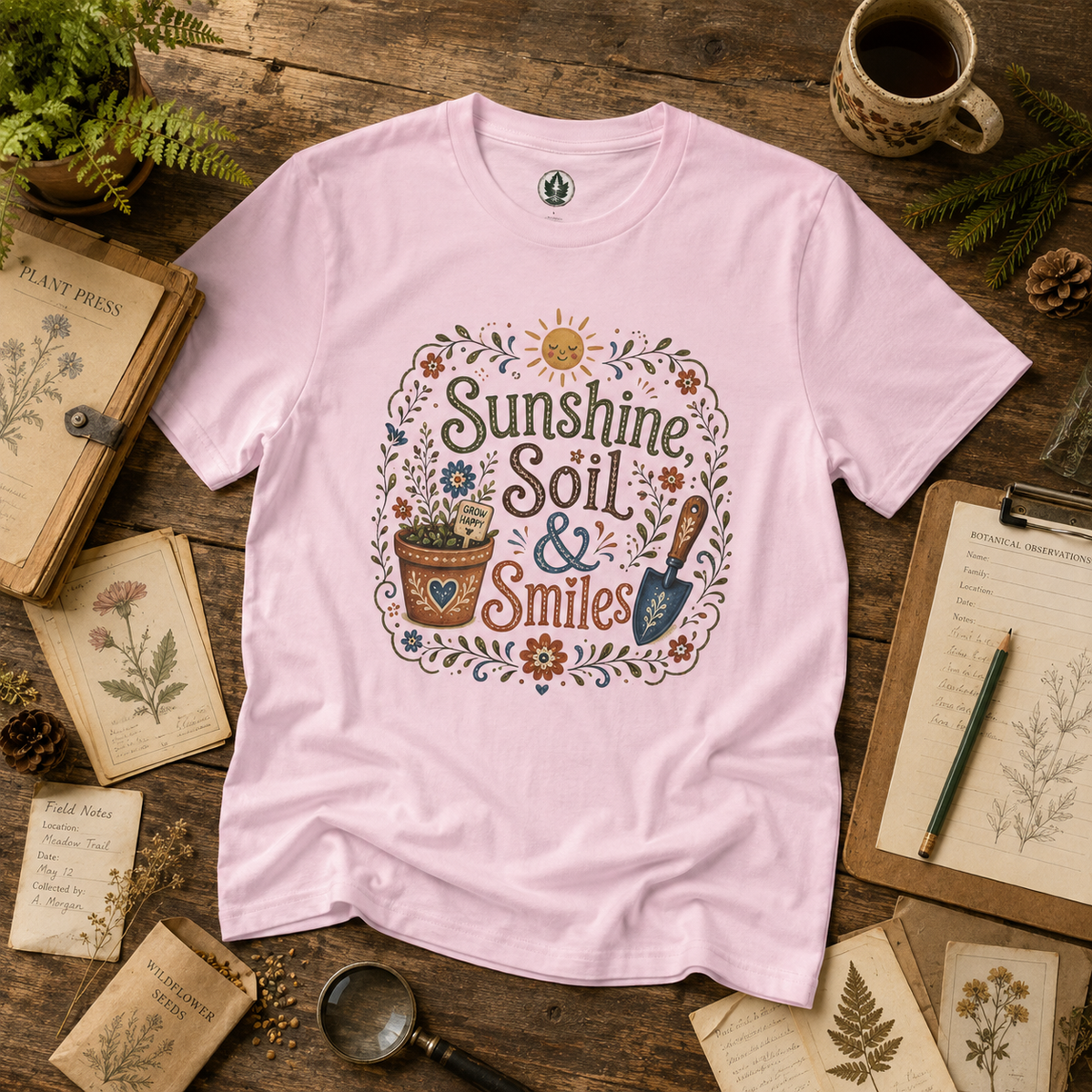 Sunshine, Soil, and Smiles T‑Shirt