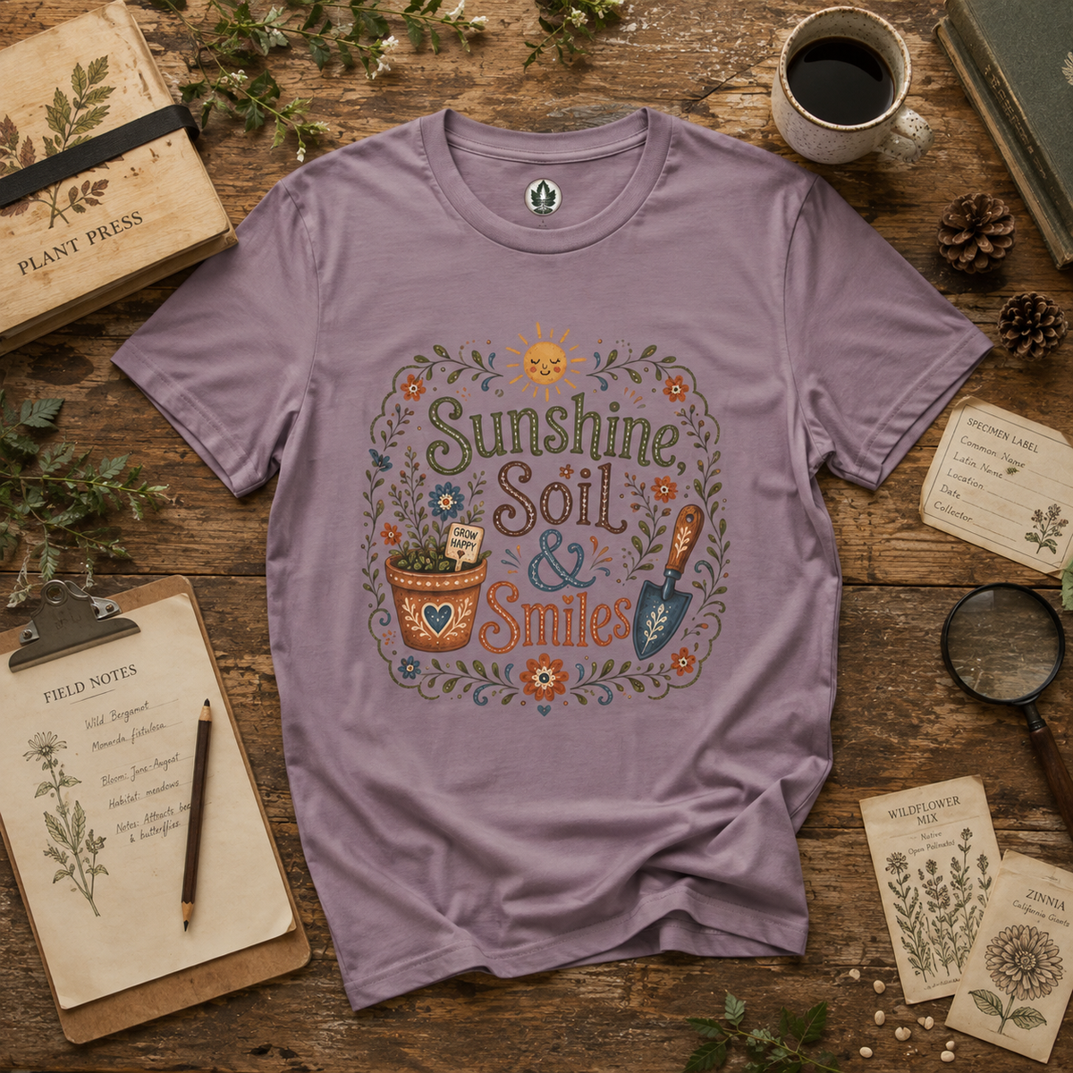 Sunshine, Soil, and Smiles T‑Shirt