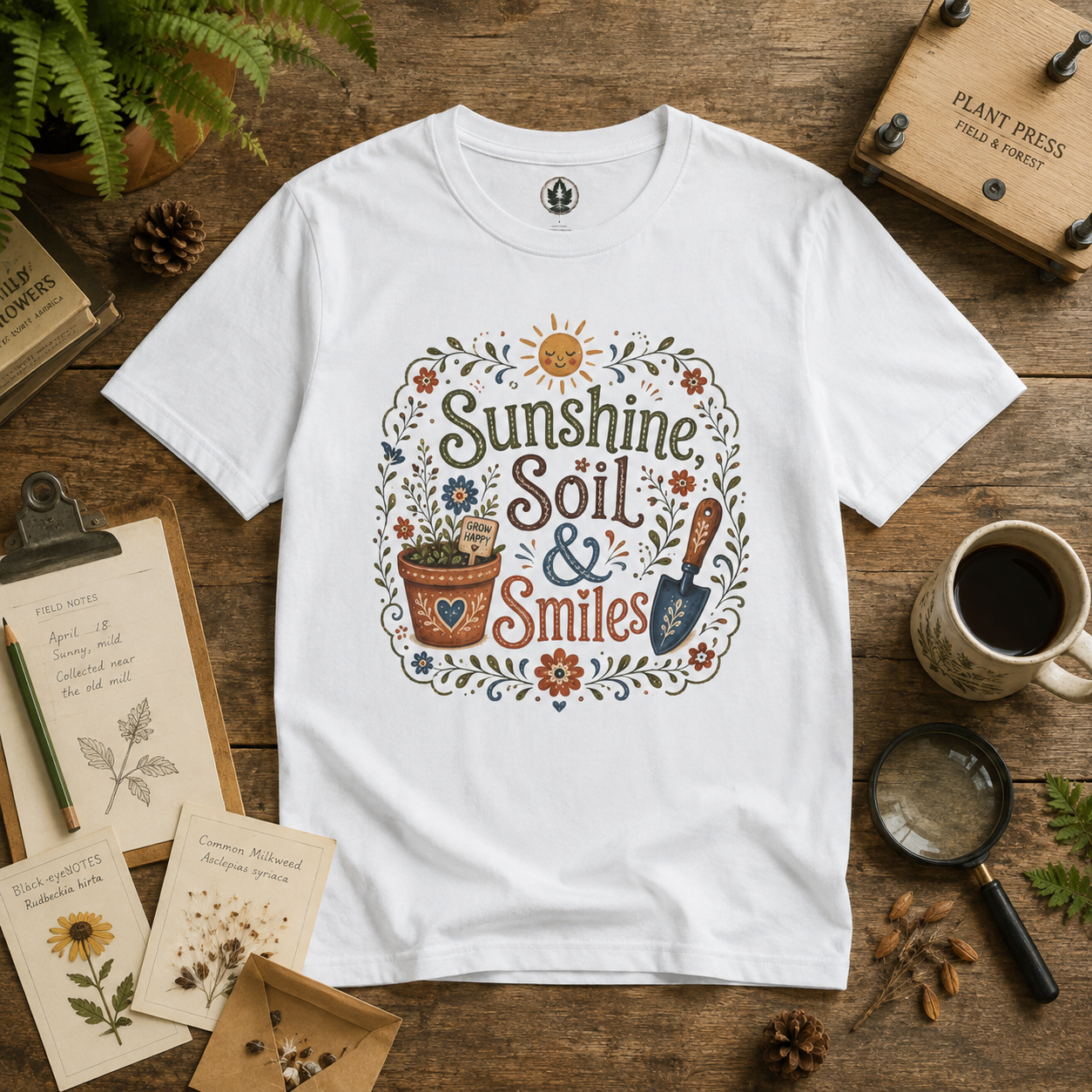 Sunshine, Soil, and Smiles T‑Shirt