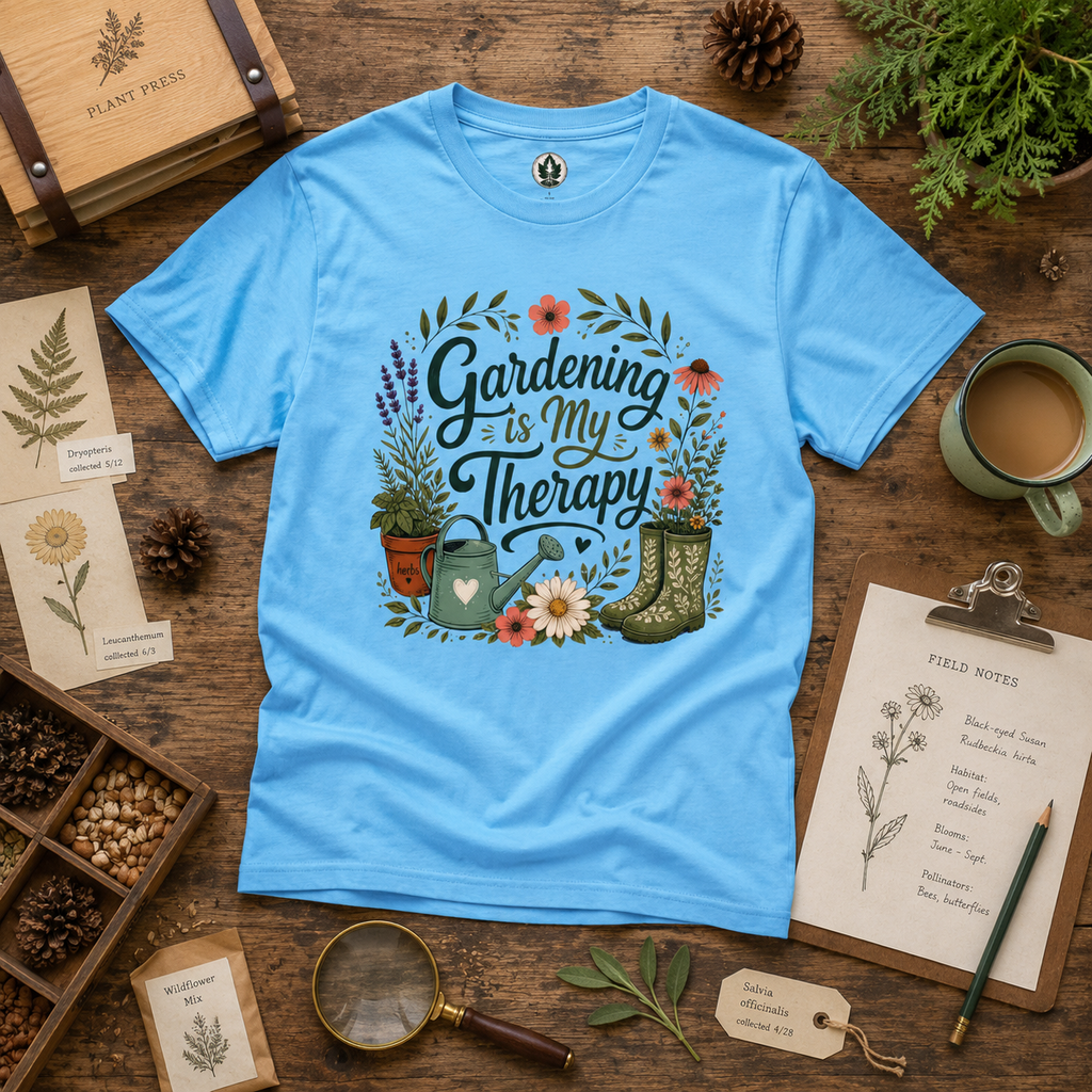 Gardening is My Therapy T‑Shirt