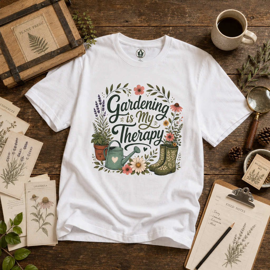 Gardening is My Therapy T‑Shirt