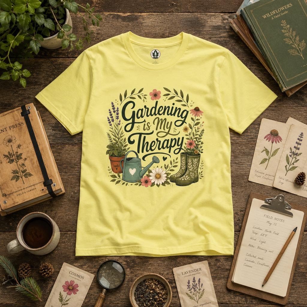 Gardening is My Therapy T‑Shirt