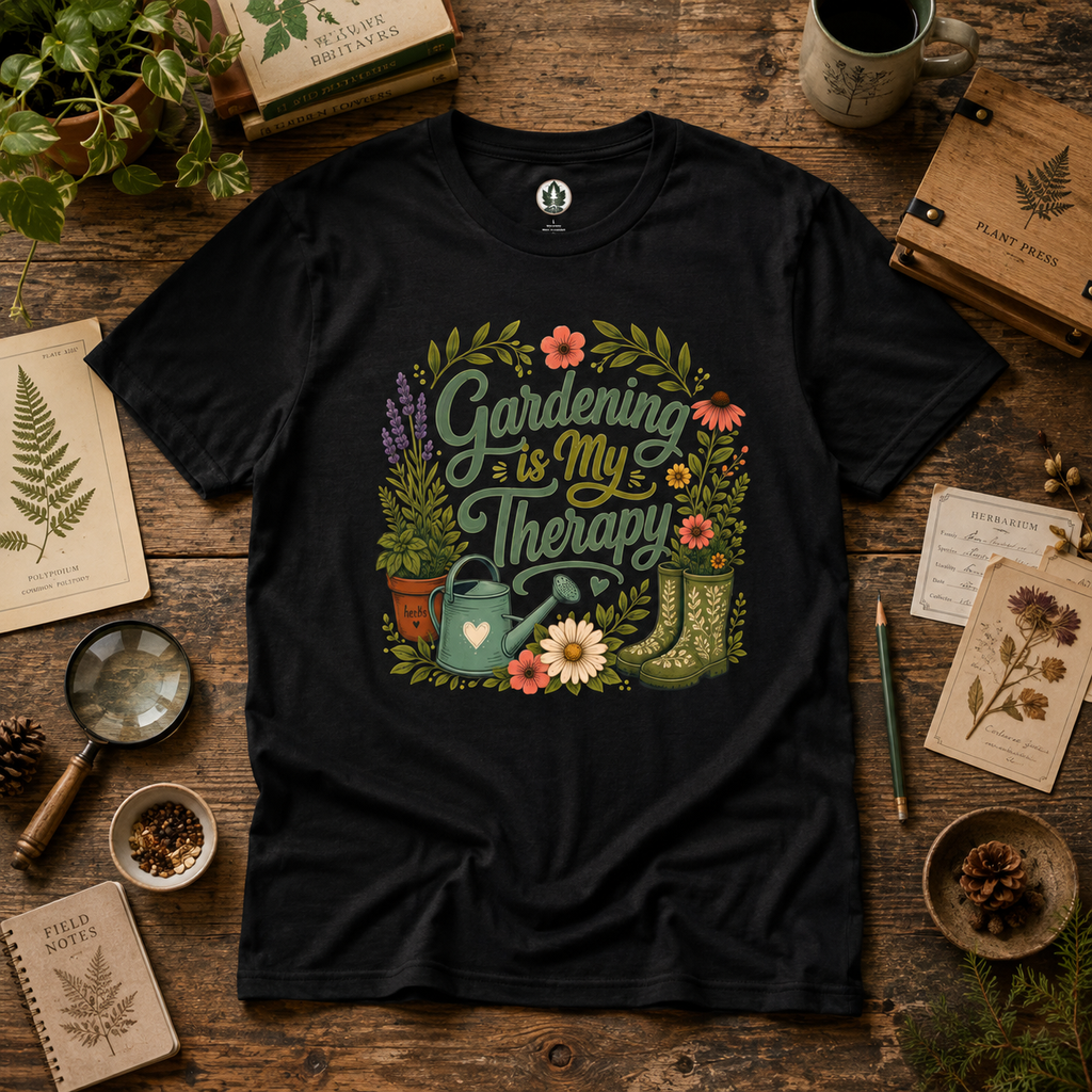 Gardening is My Therapy T‑Shirt