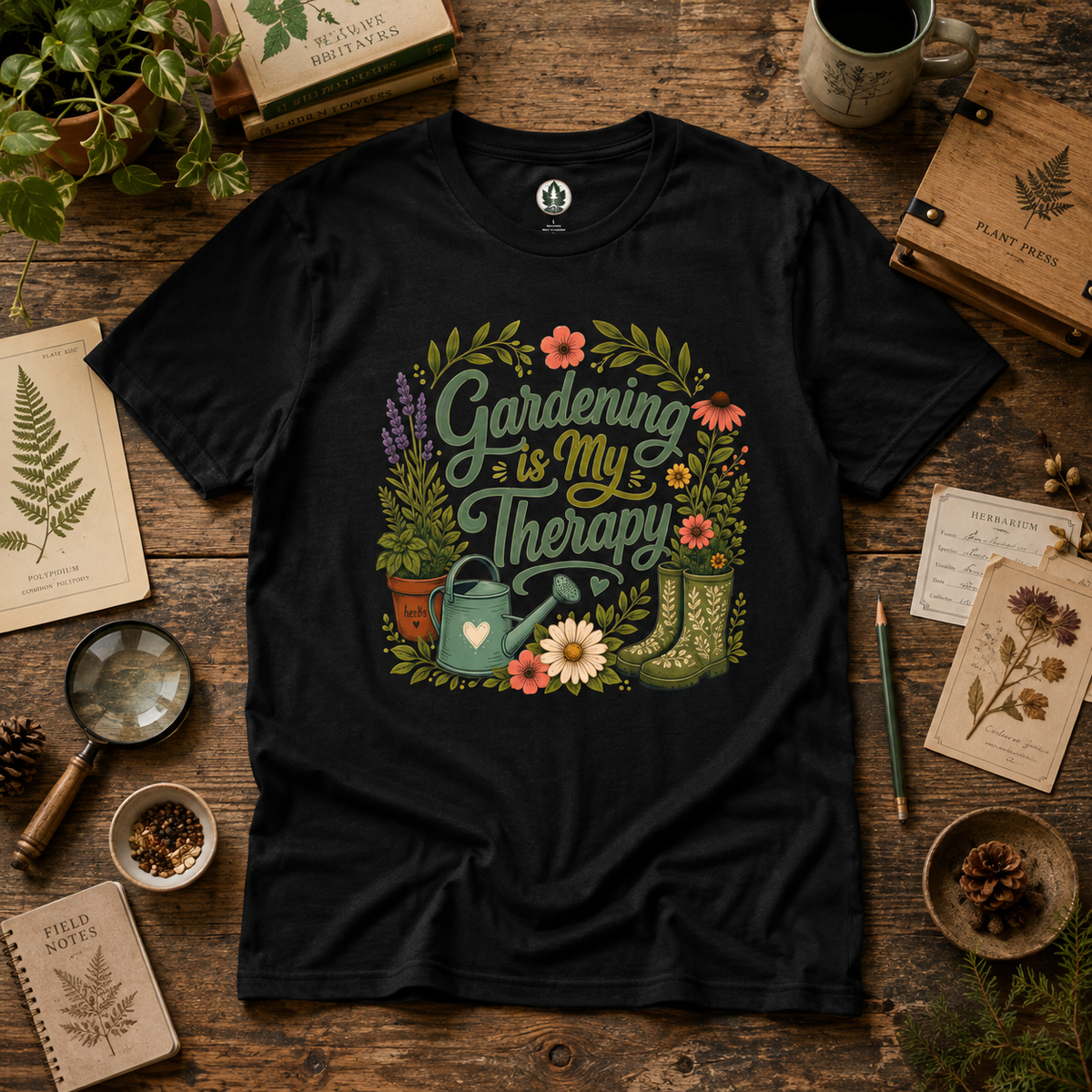 Gardening is My Therapy T‑Shirt