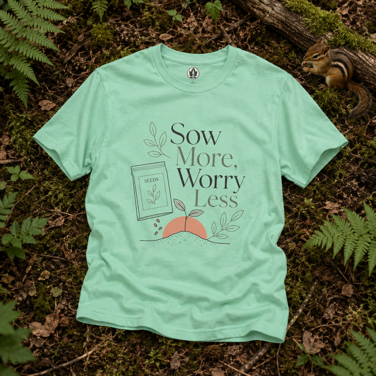 Sow More, Worry Less T‑Shirt