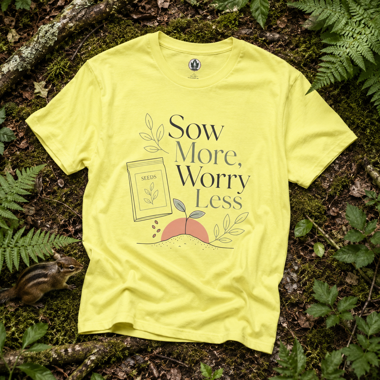 Sow More, Worry Less T‑Shirt