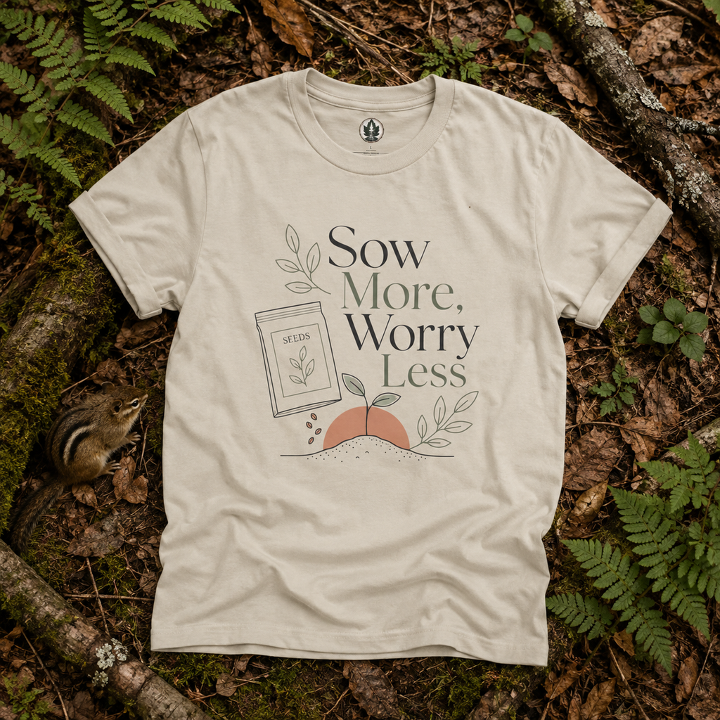 Sow More, Worry Less T‑Shirt