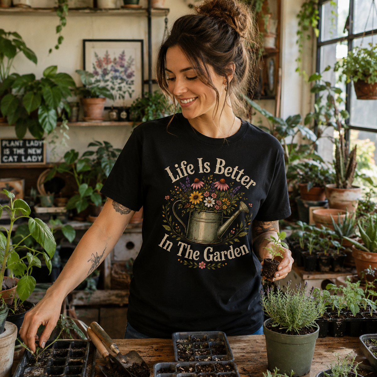 Life is Better In The Garden T‑Shirt