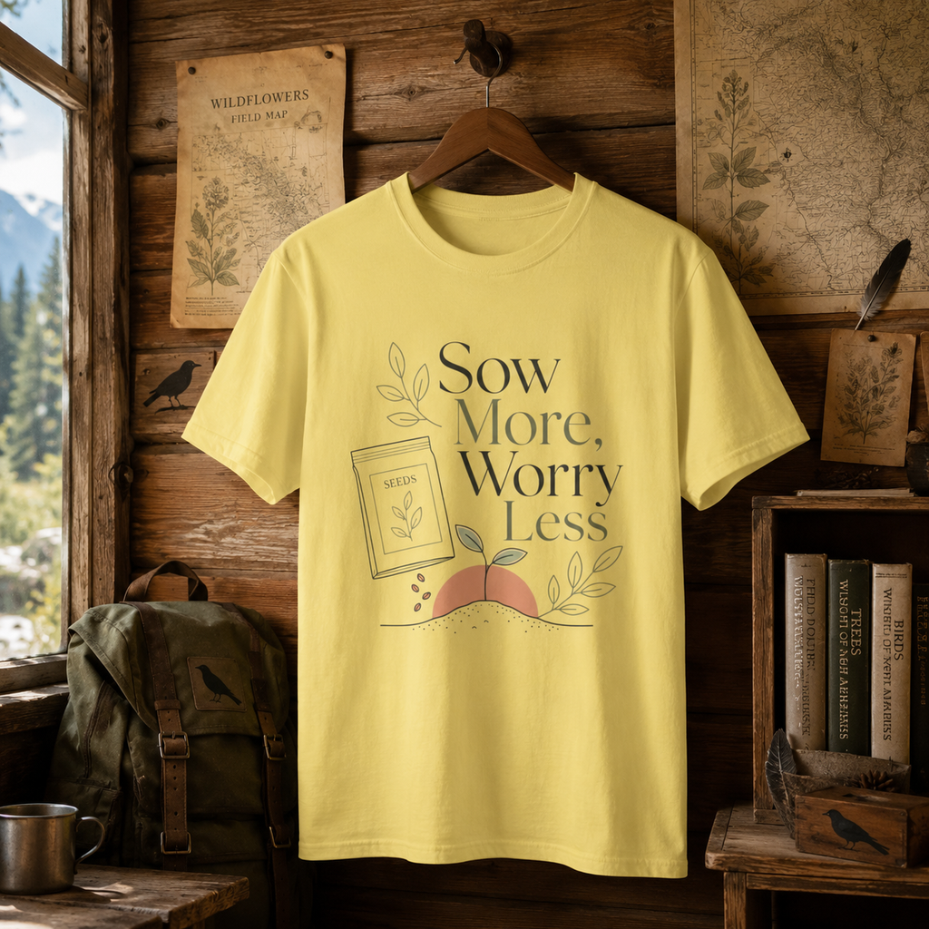 Sow More, Worry Less T‑Shirt