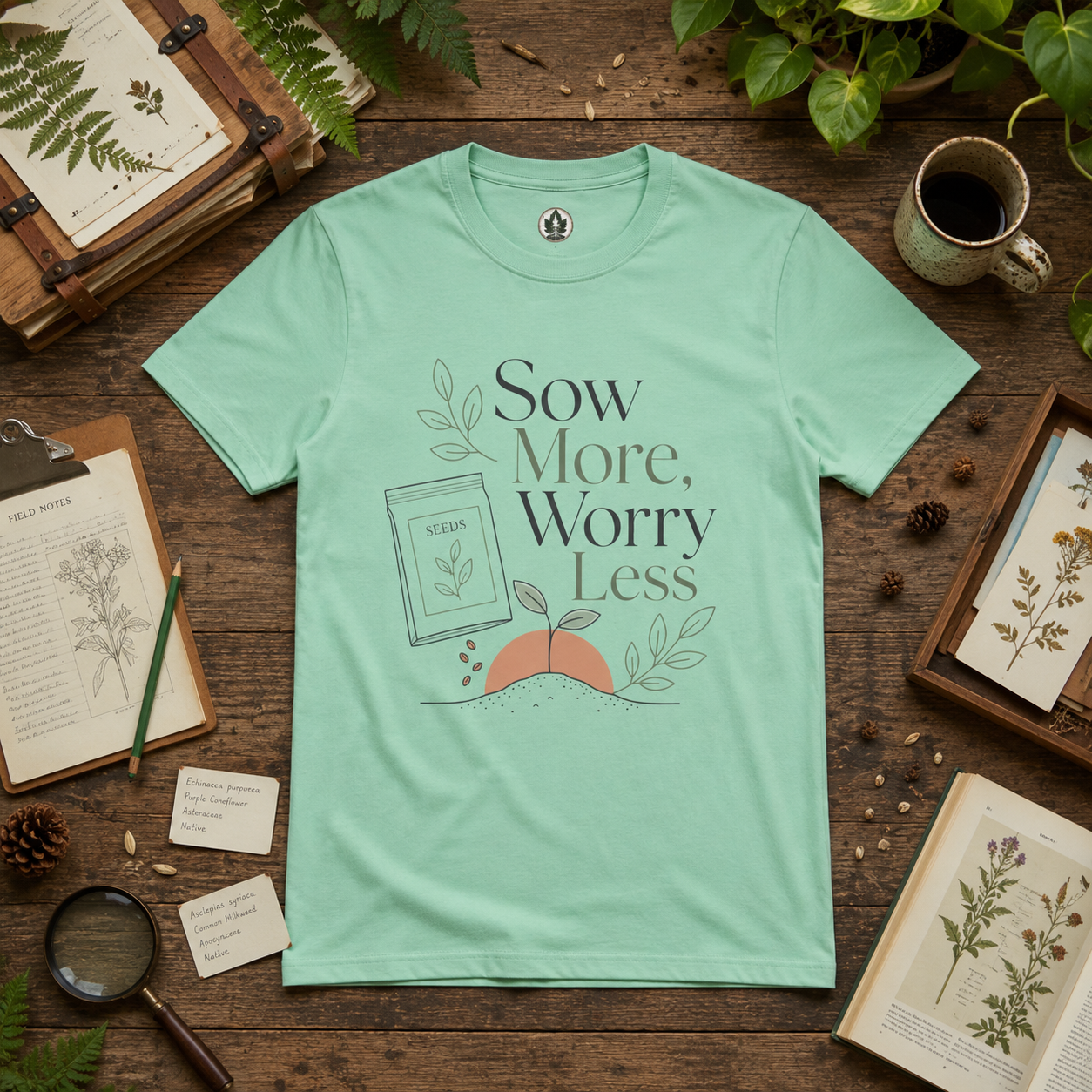 Sow More, Worry Less T‑Shirt