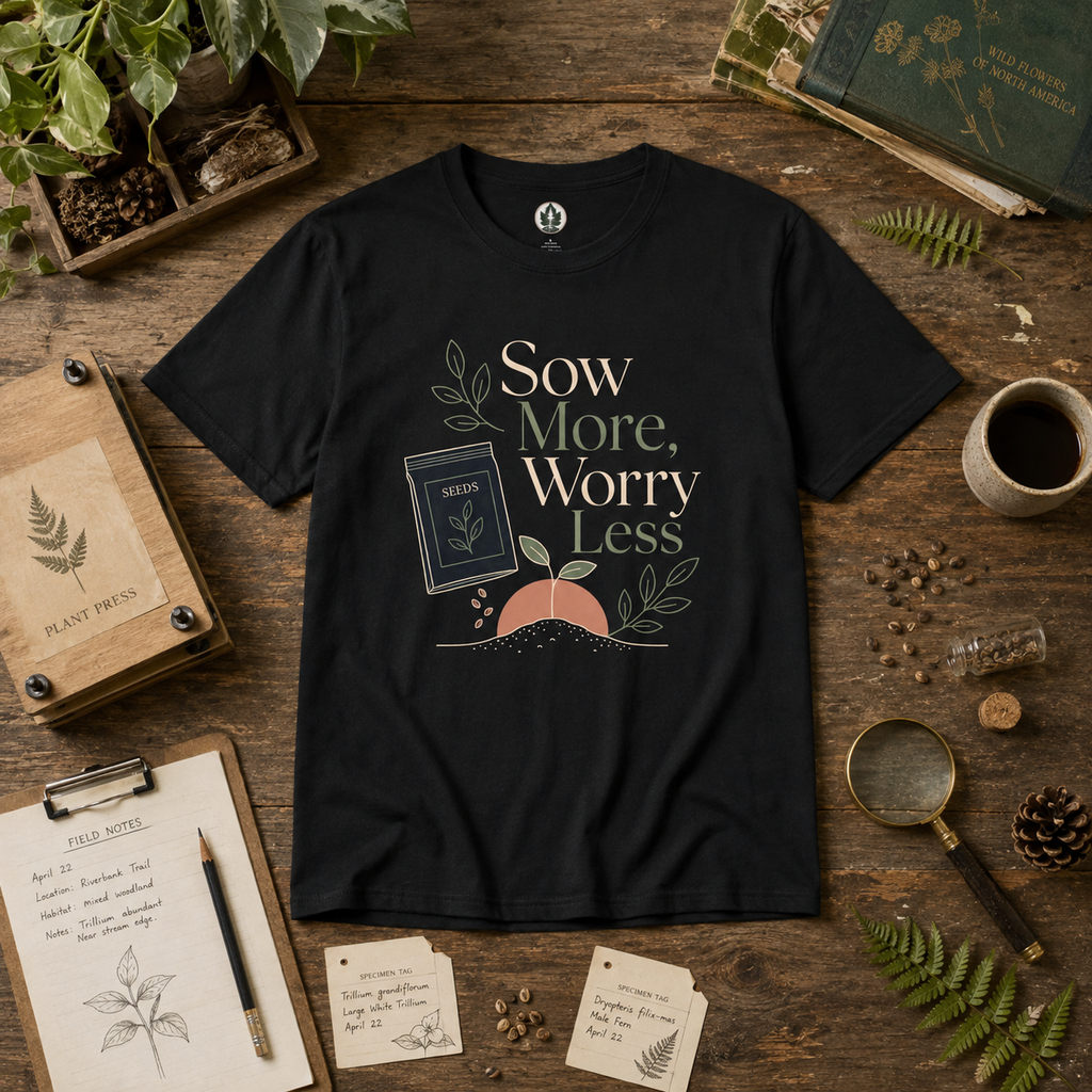 Sow More, Worry Less T‑Shirt