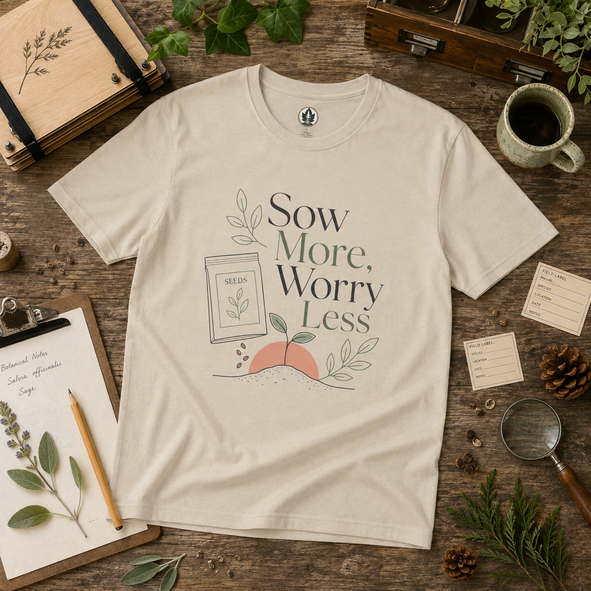 Sow More, Worry Less T‑Shirt