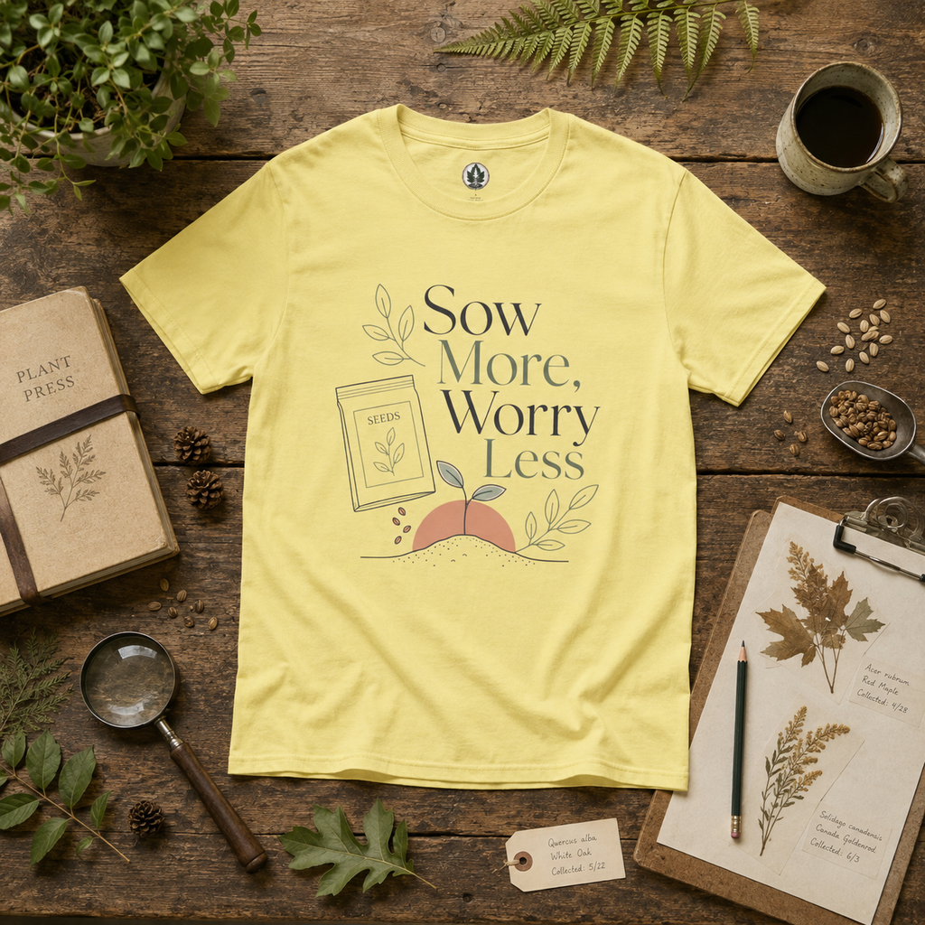 Sow More, Worry Less T‑Shirt