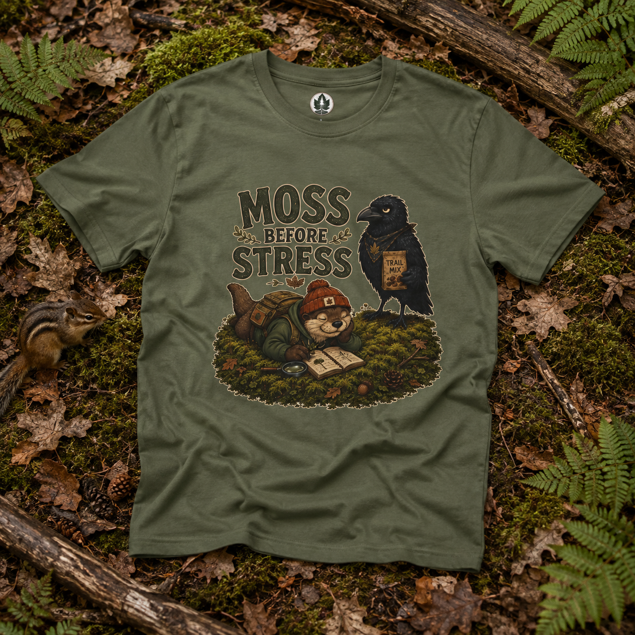 Moss Before Stress Version 1 T‑Shirt