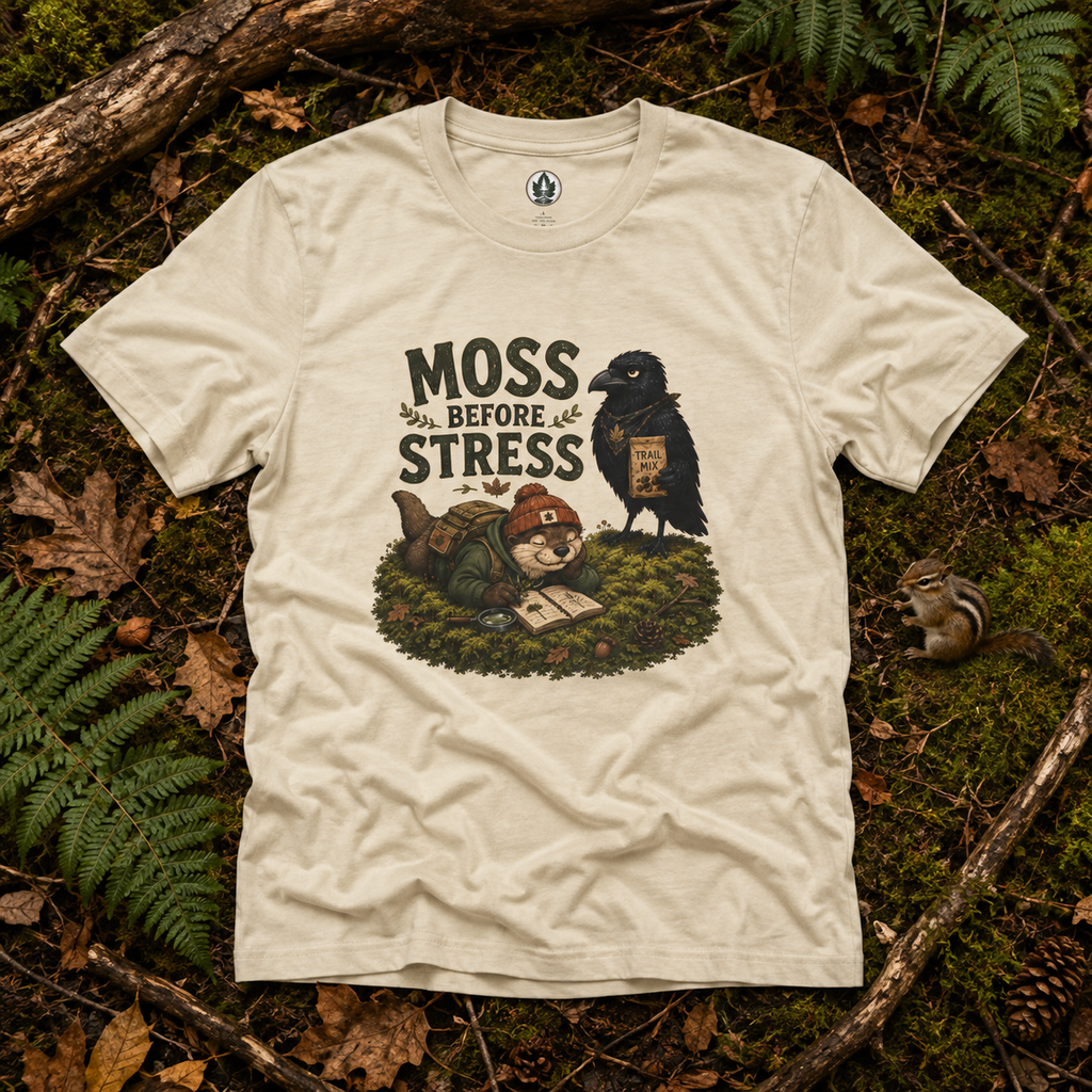 Moss Before Stress Version 1 T‑Shirt