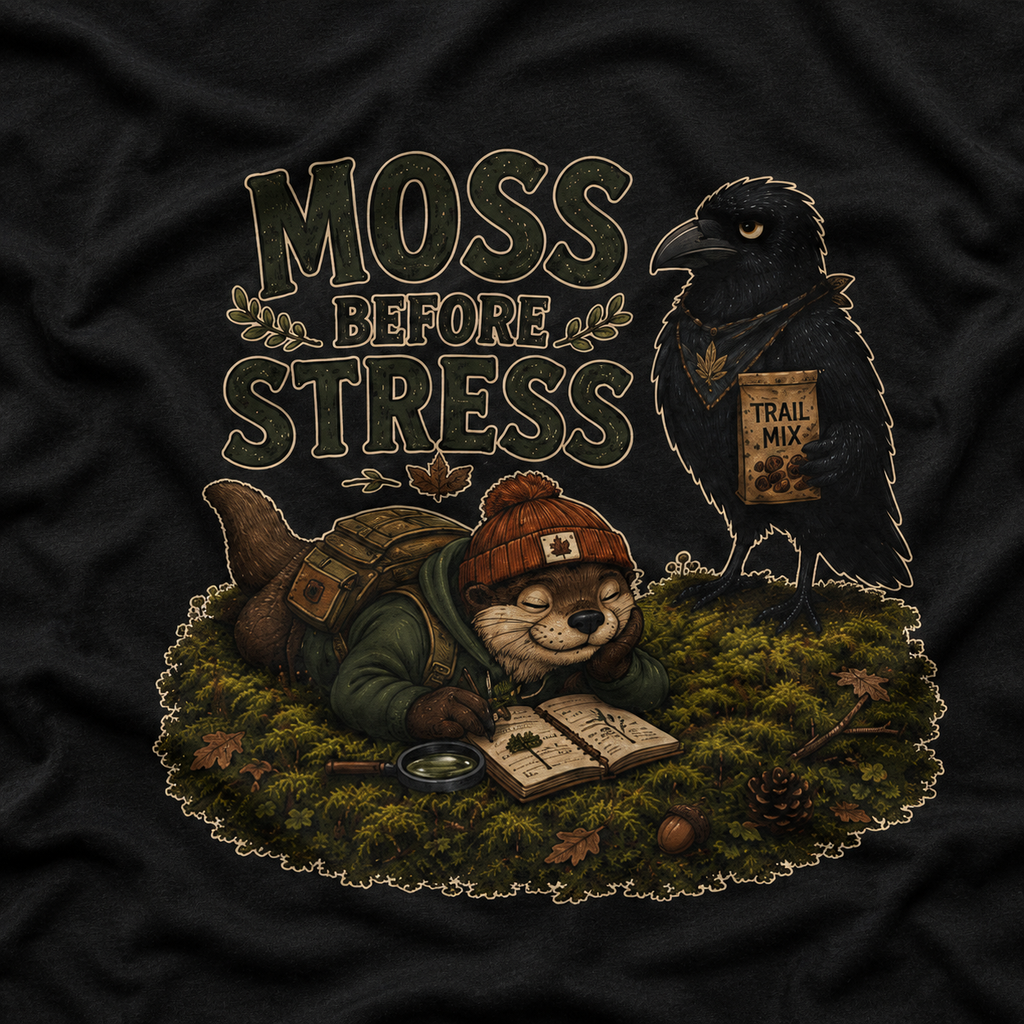 Moss Before Stress Version 1 T‑Shirt