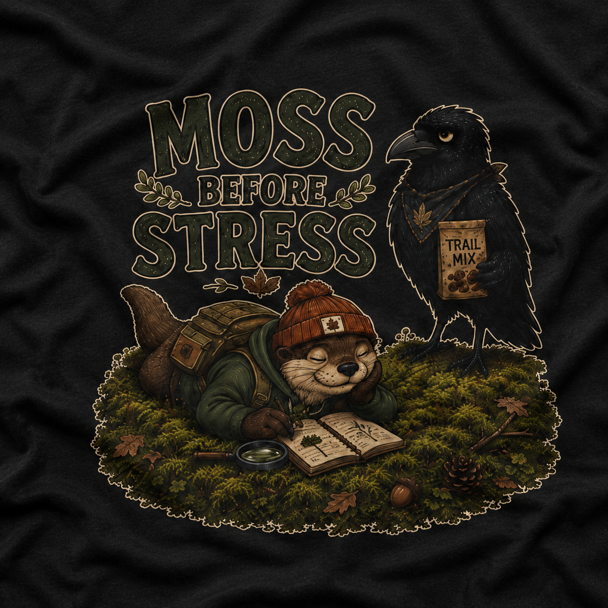 Moss Before Stress Version 1 T‑Shirt