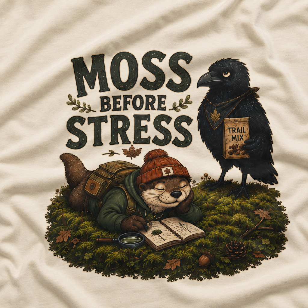Moss Before Stress Version 1 T‑Shirt