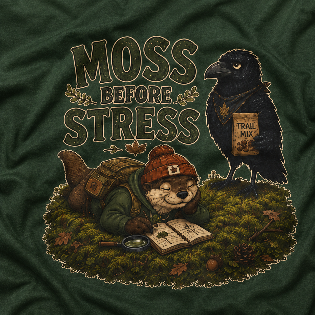 Moss Before Stress Version 1 T‑Shirt