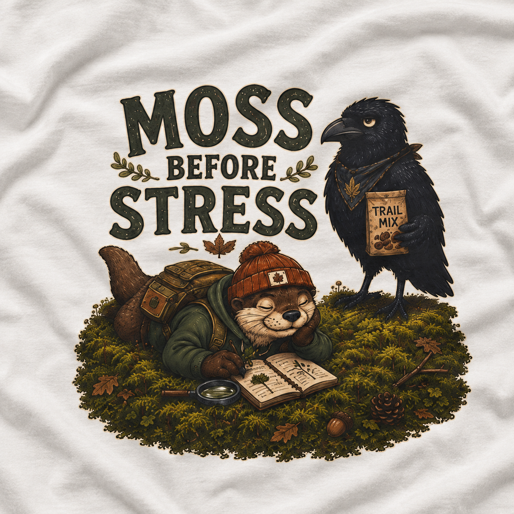 Moss Before Stress Version 1 T‑Shirt