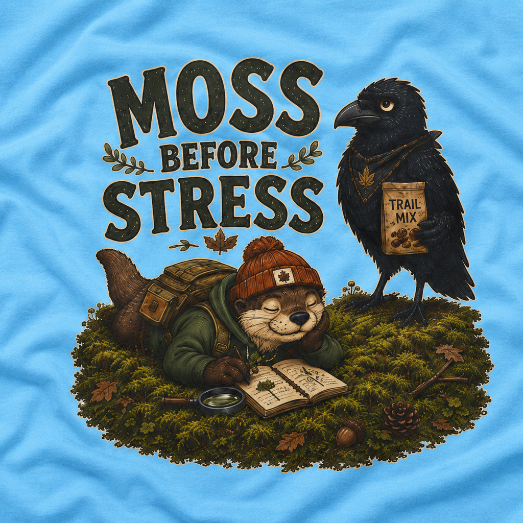 Moss Before Stress Version 1 T‑Shirt