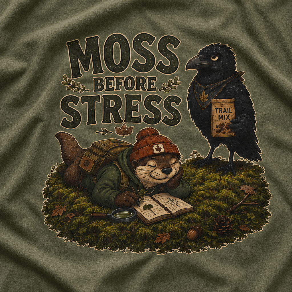 Moss Before Stress Version 1 T‑Shirt