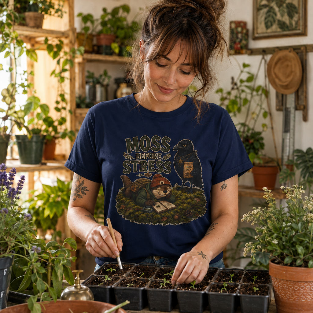 Moss Before Stress Version 1 T‑Shirt