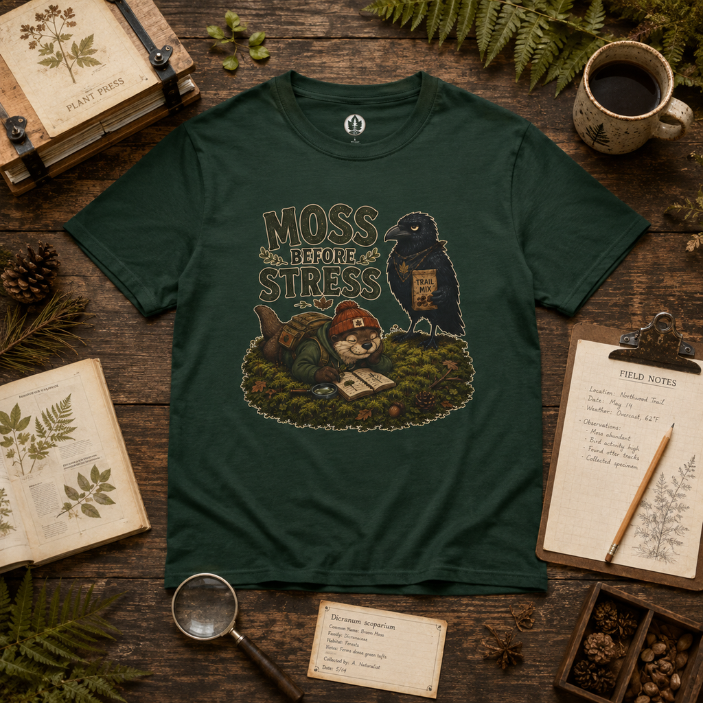 Moss Before Stress Version 1 T‑Shirt
