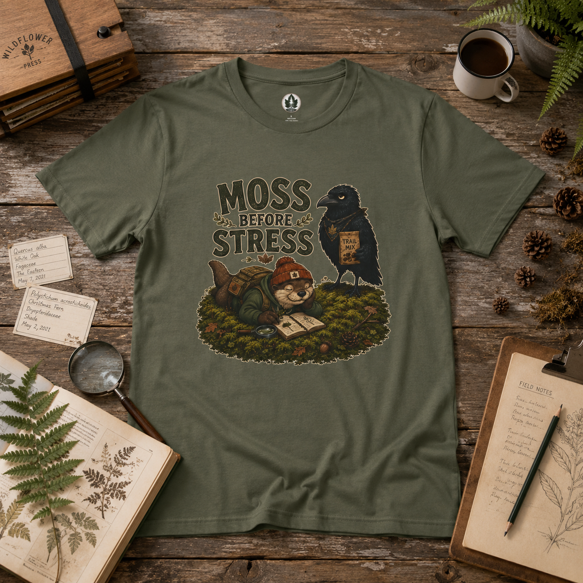 Moss Before Stress Version 1 T‑Shirt