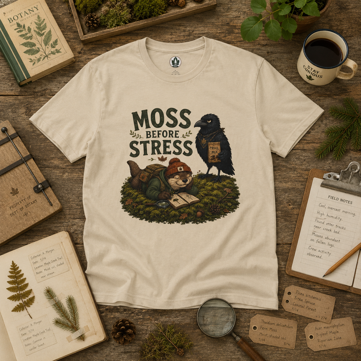 Moss Before Stress Version 1 T‑Shirt