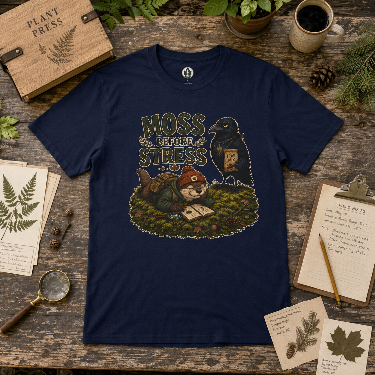 Moss Before Stress Version 1 T‑Shirt