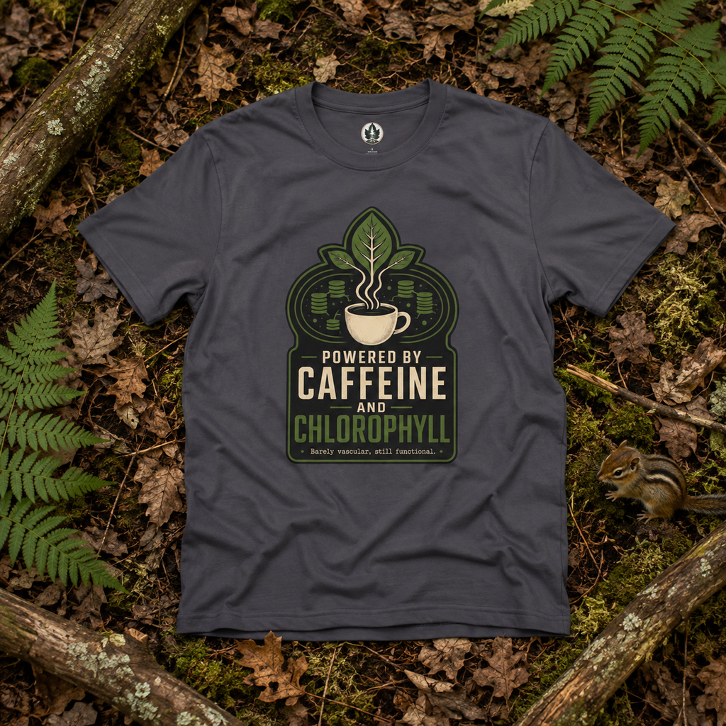 Powered by Caffeine and Chlorophyll T‑Shirt
