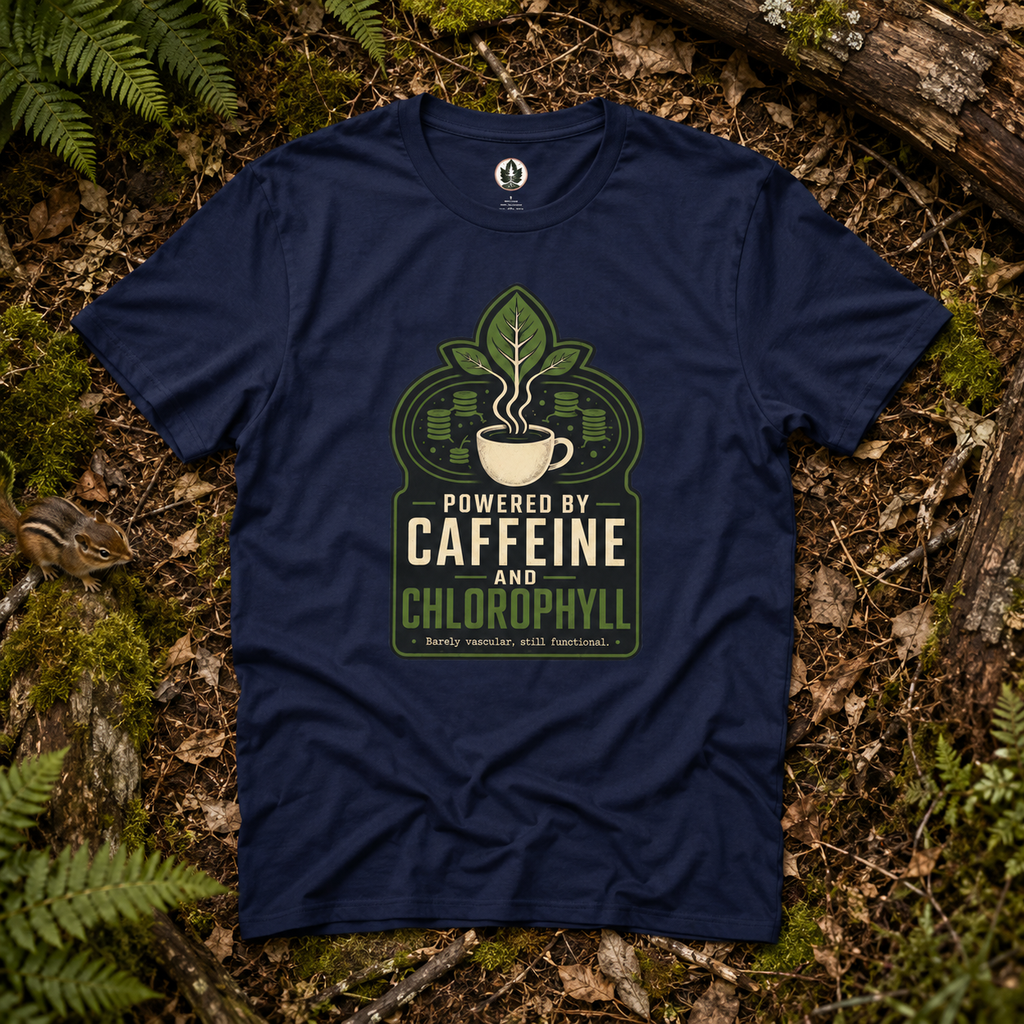 Powered by Caffeine and Chlorophyll T‑Shirt