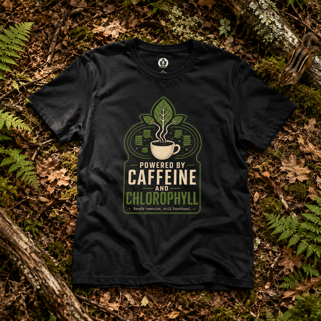 Powered by Caffeine and Chlorophyll T‑Shirt