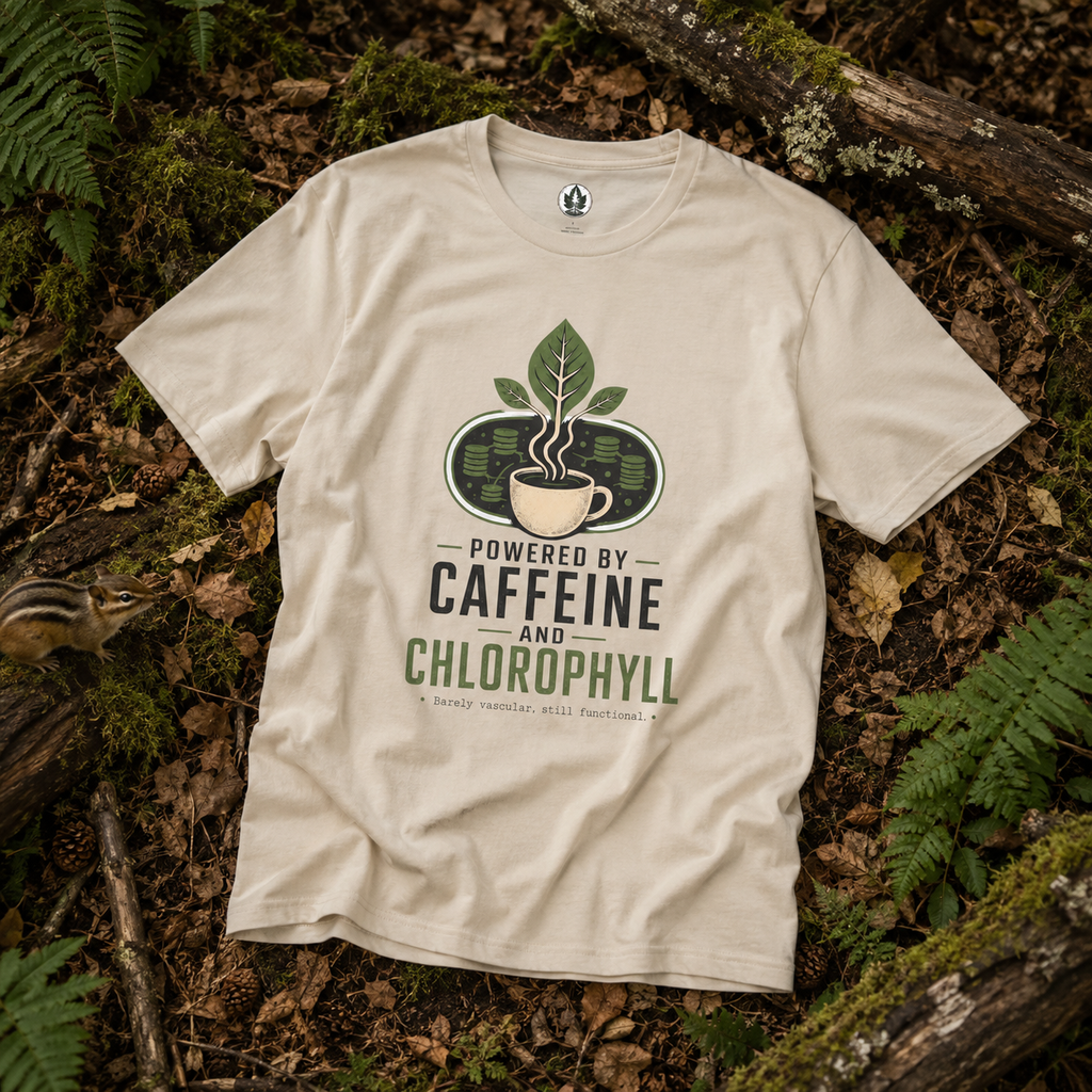 Powered by Caffeine and Chlorophyll T‑Shirt
