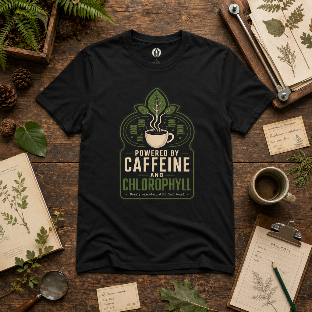 Powered by Caffeine and Chlorophyll T‑Shirt