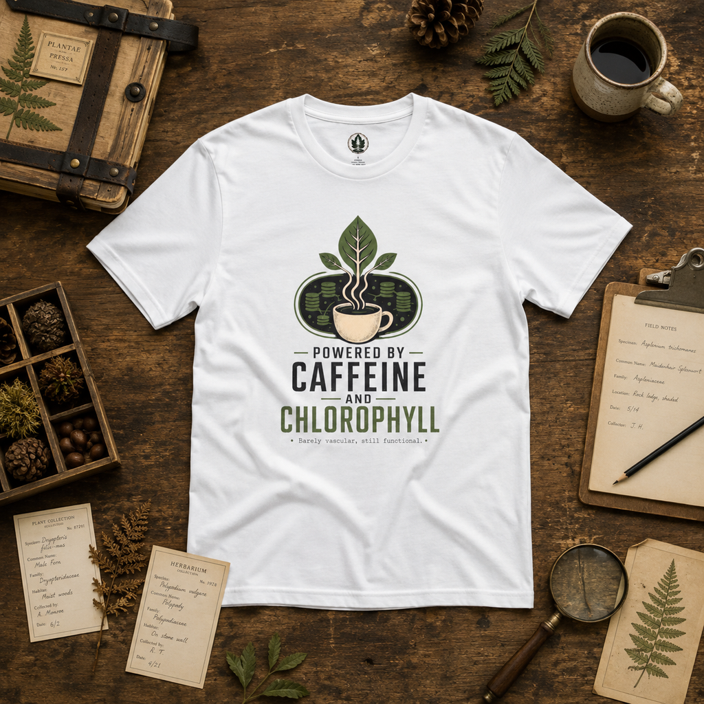 Powered by Caffeine and Chlorophyll T‑Shirt