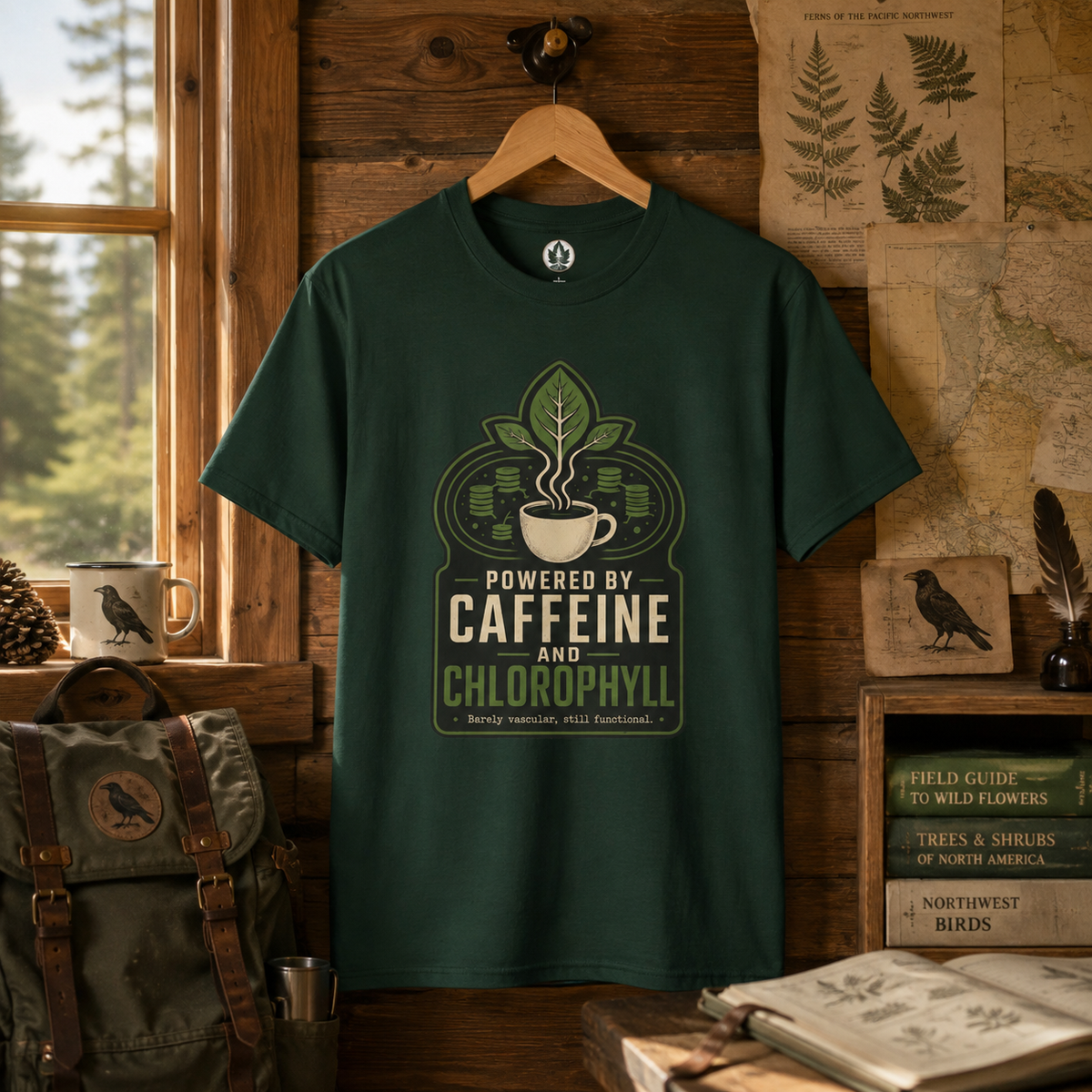 Powered by Caffeine and Chlorophyll T‑Shirt