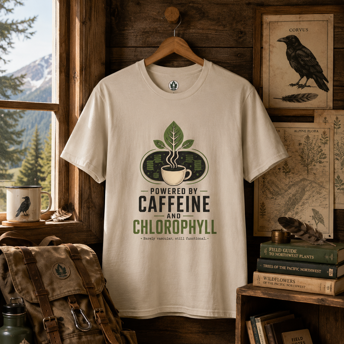 Powered by Caffeine and Chlorophyll T‑Shirt