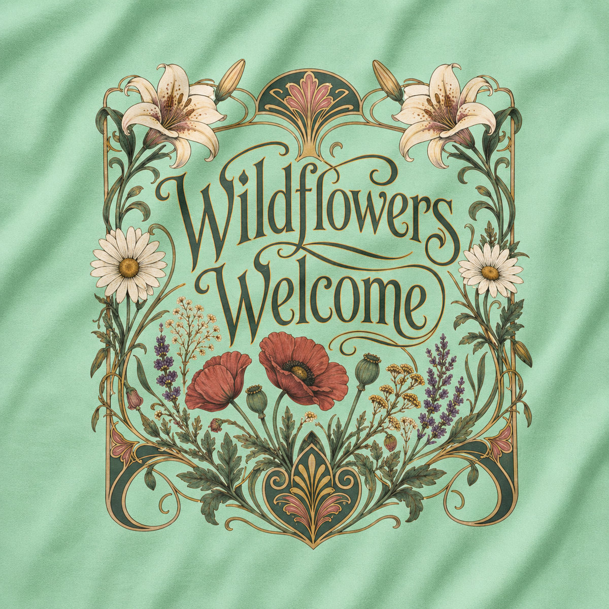 Wildflowers Welcome T‑Shirt