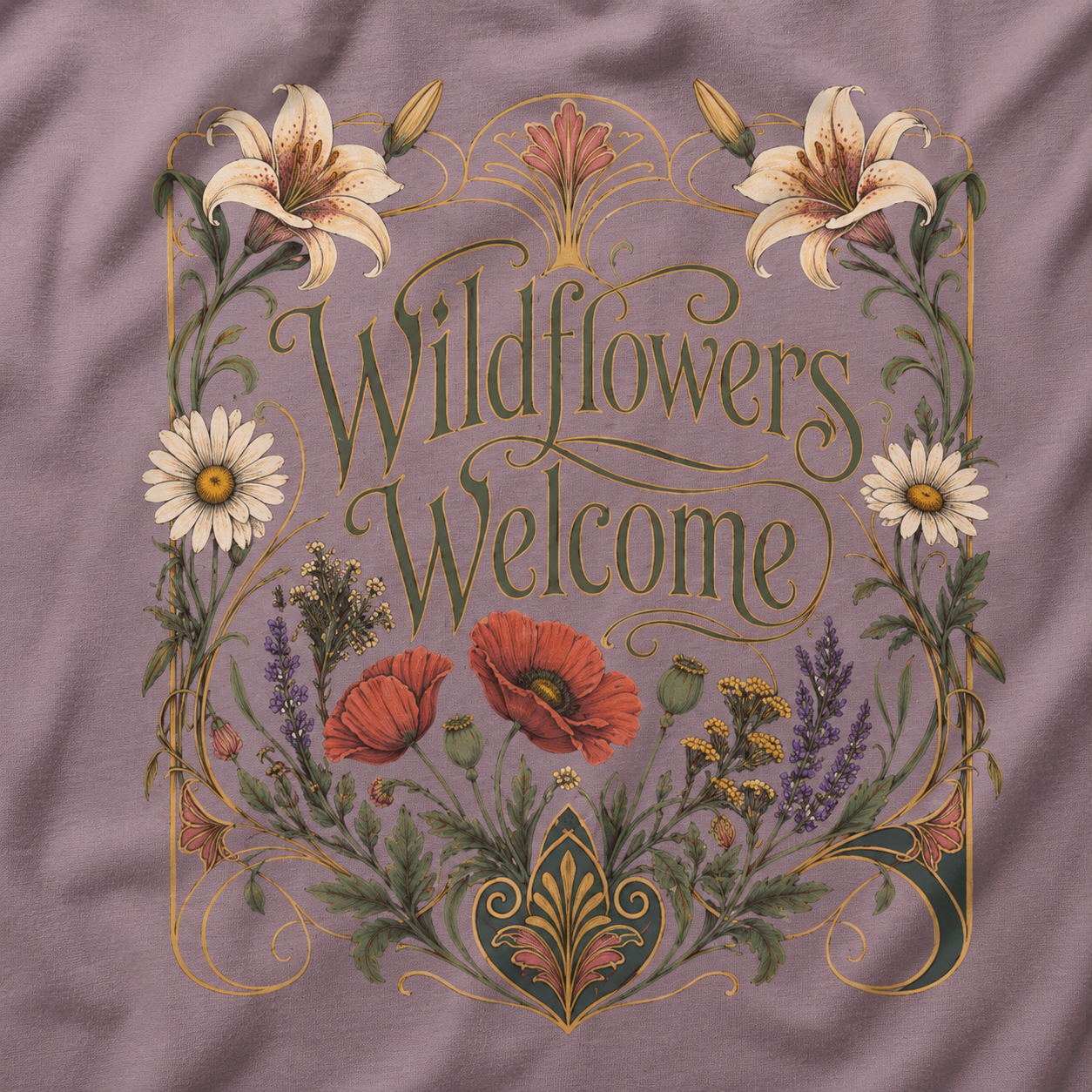 Wildflowers Welcome T‑Shirt