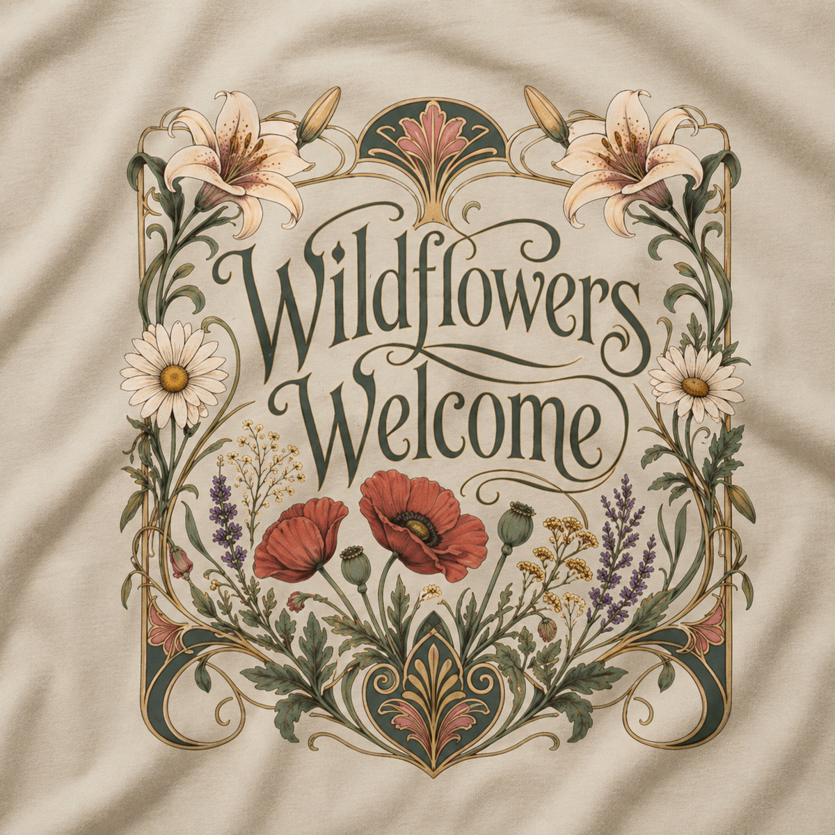 Wildflowers Welcome T‑Shirt